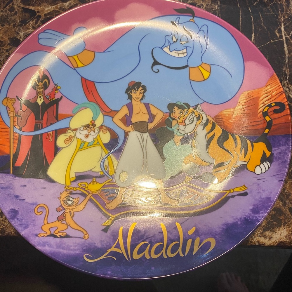 Disney’s Aladdin porcelain plate